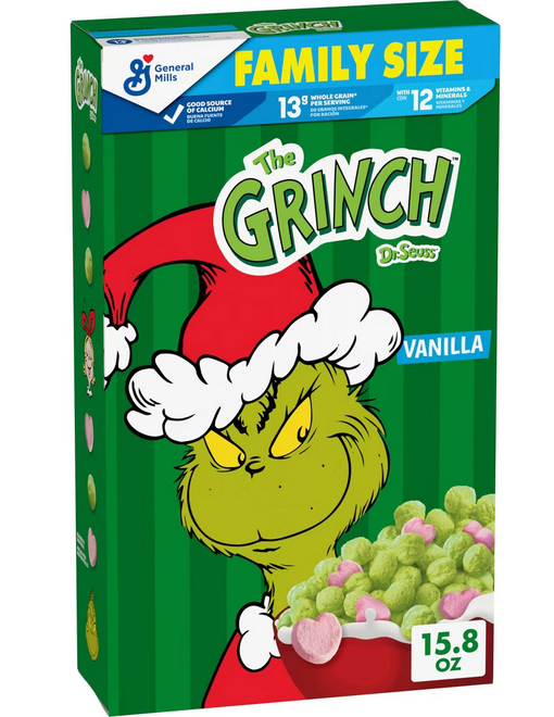 General Mills Grinch Family Size Breakfast Cereal - 15.8oz