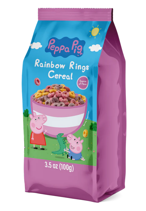 Peppa Pig Fruity Rings Cereal Bag 100g