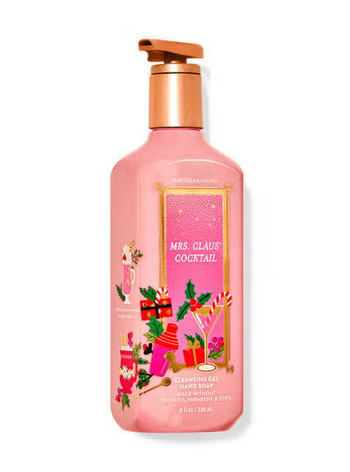 Mrs Claus Cocktail  Cleansing Gel Hand Soap
