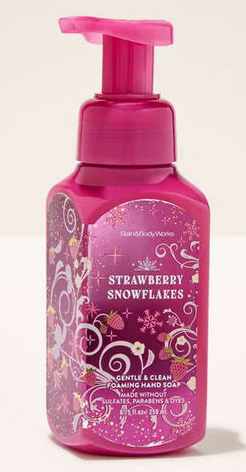 Strawberry Snowflakes  Gentle &amp; Clean Foaming Hand Soap
