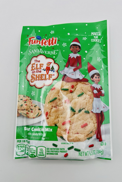Pillsbury Funfetti Elf on the Shelf Sugar Cookie Mix