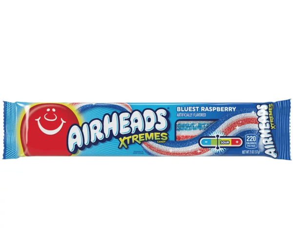Airheads Xtremes Belts Bluest Raspberry 2oz