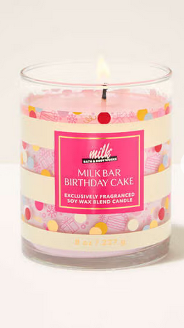 Milk Bar Birthday Cake  Single Wick Candle