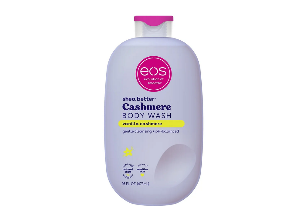 eos Shea Better Vanilla Cashmere Body Wash - Vanilla Cashmere, Creamy Gel Formula, Hyrdration for Dry Skin, 16 fl oz