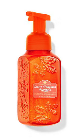 Sweet Cinnamon Pumpkin  Gentle &amp; Clean Foaming Hand Soap