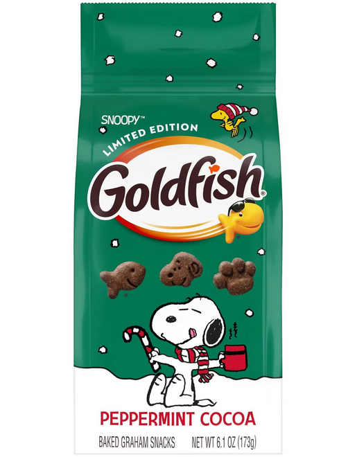 Goldfish Holiday Peppermint Cocoa Graham Cookies - 6.1oz