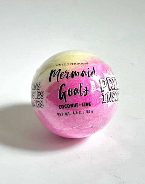 Onyx Mermaid Goals Coconut + Lime Bath Bomb