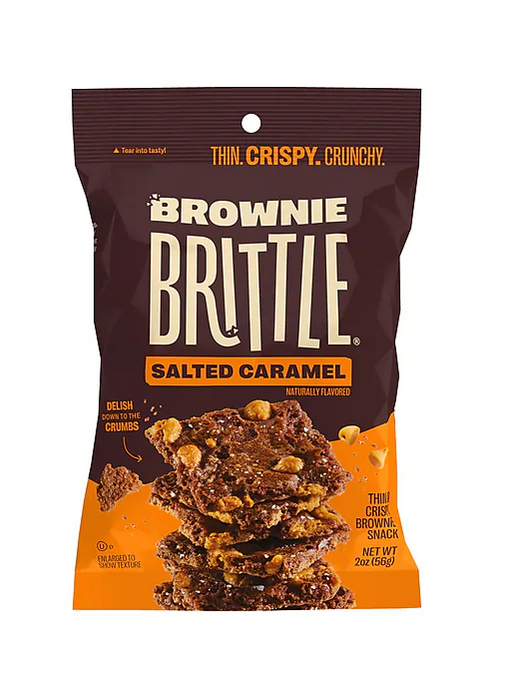 Brownie Brittle Salted Caramel Brownie Snack 2oz