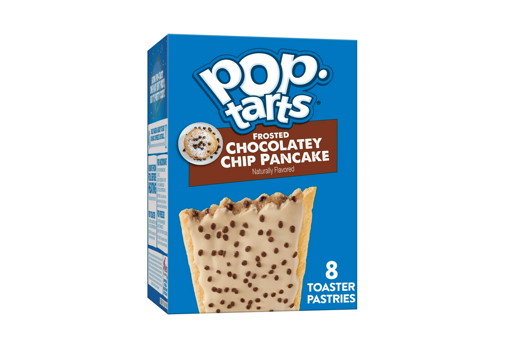 Pop-Tarts Frosted Chocolatey Chip Pancake Toaster Pastries, Breakfast Foods, Shelf-Stable, 13.5 oz (8 Count