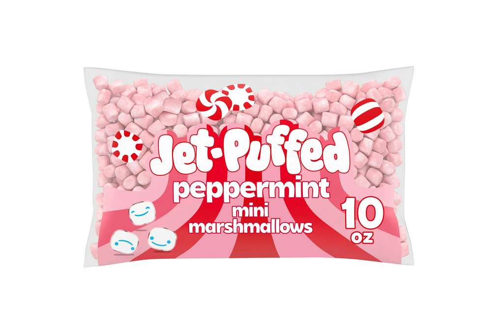 Jet-Puffed Peppermint Mini Marshmallows, 10 oz. Bag