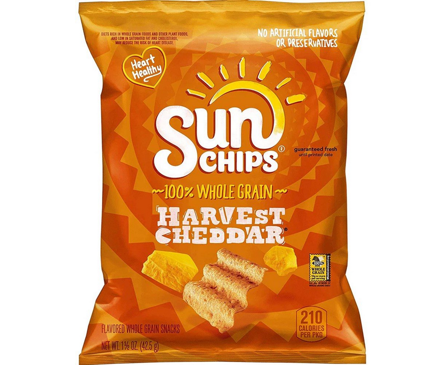 Sun Chips Harvest Cheddar Whole Grain Snacks 1.5oz