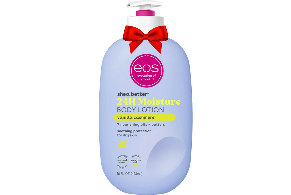 eos Shea Better 24H Moisture Body Lotion, Vanilla Cashmere, for Dry Skin, 16 fl oz