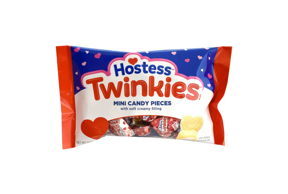 Twinkies Mini Candy Pieces Valentine Hearts, 10 oz