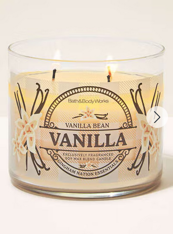 Vanilla  3-Wick Candle