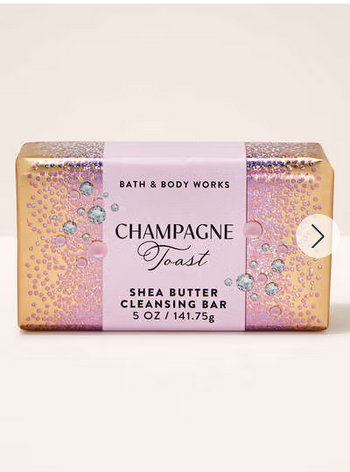 Champagne Toast  Shea Butter Cleansing Bar