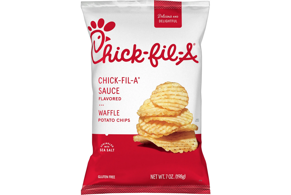 ***Squashed*** Chick-fil-A Sauce Waffle Potato Chips 7oz