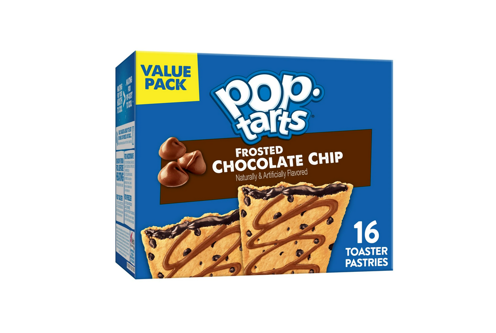 Pop-Tarts Chocolate Chip Drizzle Toaster Pastries, Breakfast Foods, Shelf-Stable, 27 oz (16 Count)