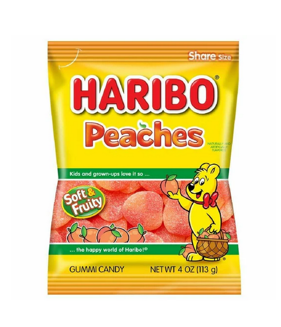 Haribo Peaches 4oz