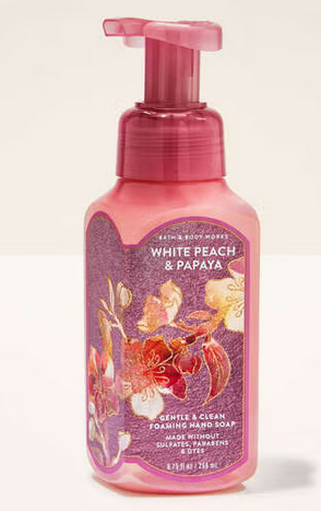 White Peach &amp; Papaya Gentle &amp; Clean Foaming Hand Soap