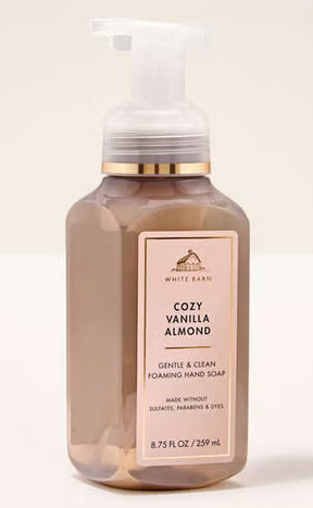 Cozy Vanilla Almond Gentle &amp; Clean Foaming Hand Soap