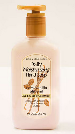 Cozy Vanilla Almond Daily Moisturizing Hand Soap