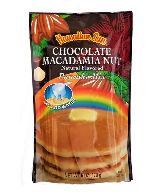 Hawaiian Sun Pancake Mix - Chocolate Macadamia Nut 6oz