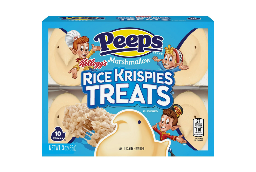 PEEPS, Rice Krispies Treat Flavored Marshmallow Chicks, 10 Count