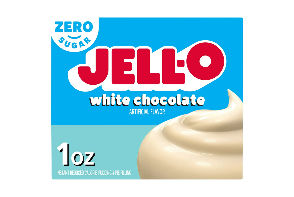 Jell-O White Chocolate Zero Sugar Instant Pudding &amp; Pie Filling Mix