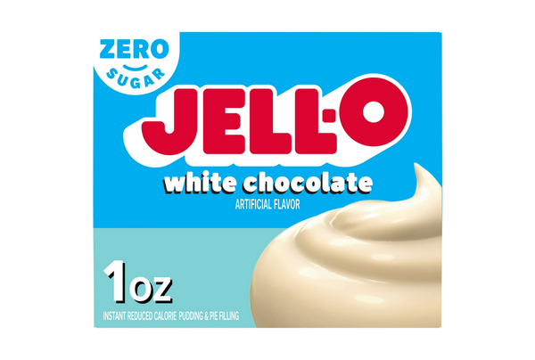 Jell-O White Chocolate Zero Sugar Instant Pudding & Pie Filling