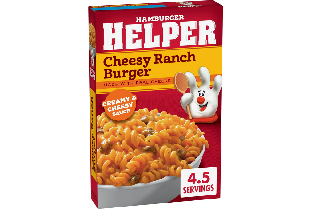 Hamburger Helper Cheesy Ranch Burger, 5.5 oz Box