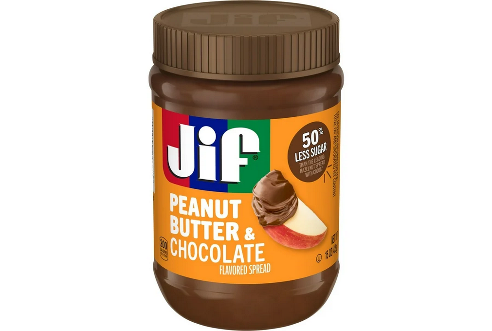 Jif Peanut Butter &amp; Chocolate Flavored Spread, 15 oz Jar