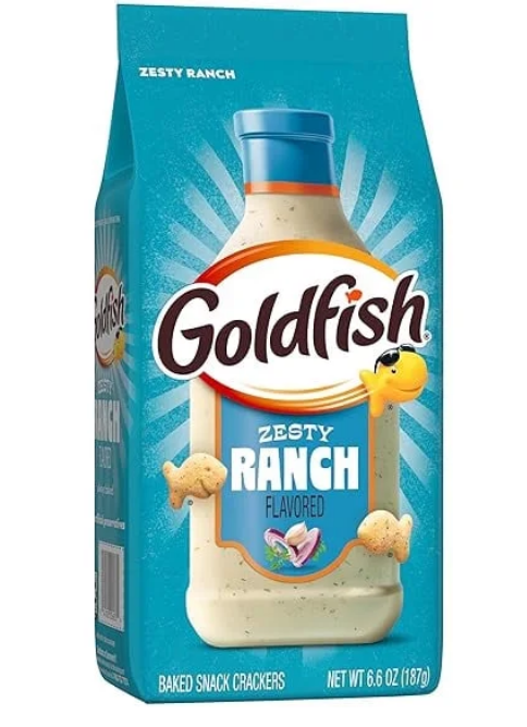 Goldfish Zesty Ranch Flavored Crackers, 6.6 Oz Bag