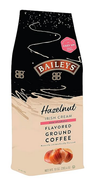 Baileys Ground Coffee Medium Roast Hazelnut Irish Cream 10oz Bag