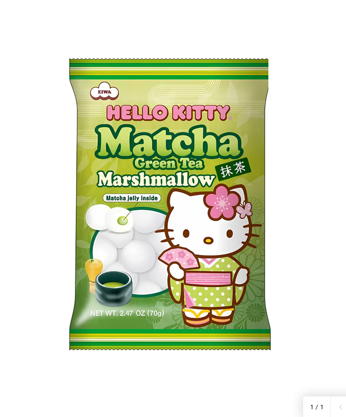 Hello Kitty Matcha Green Tea Marshmallow