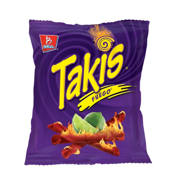 Takis Fuego Rolled Tortilla Chips, 1 oz