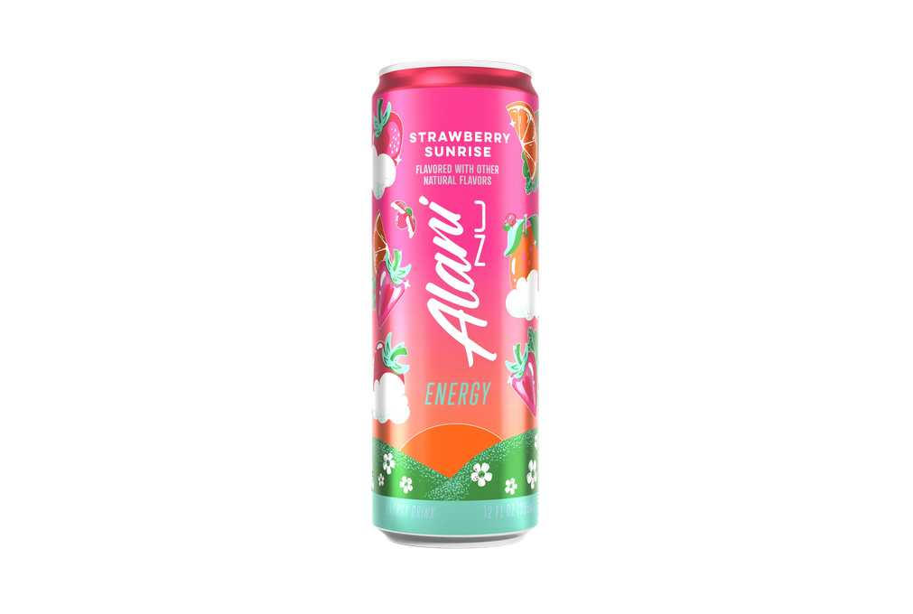 Alani Nu, Strawberry Sunrise, 12 fl oz, Single Can