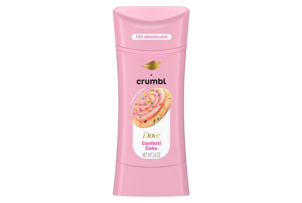 Dove Crumbl Limited Edtion Deodorant Stick Confetti Cake, 2.6 oz