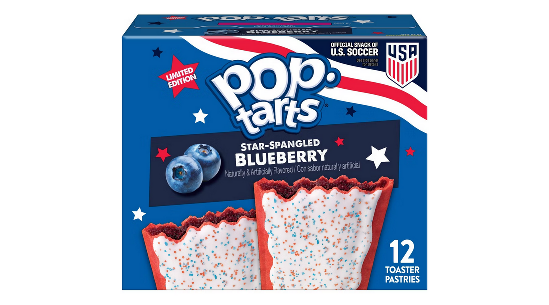 Pop-Tarts Frosted Star-Spangled Blueberry Toaster Pastries - 20.3oz/12ct