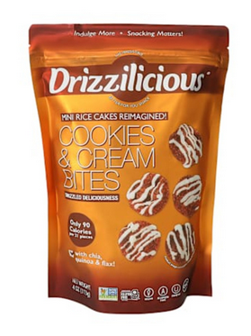 Drizzilicious Cookies &amp; Cream Bites 4oz