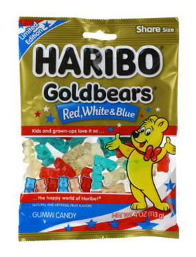 Alternative view of HARIBO Goldbears Red, White &amp; Blue Gummies Candy HARIBO Goldbears Red, White &amp; Blue Gummies Candy