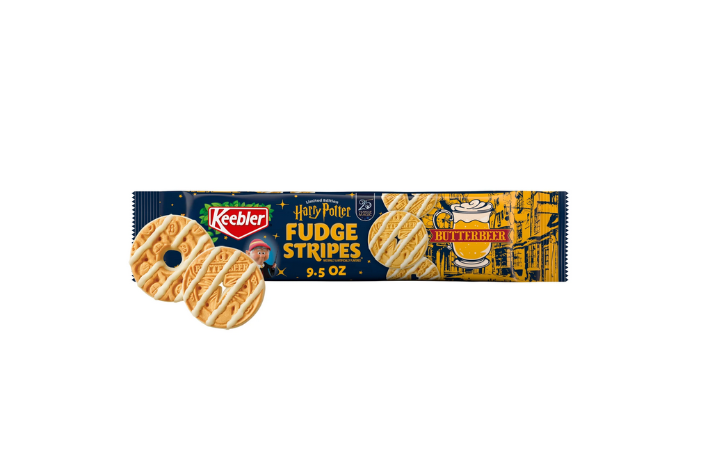 Keebler Fudge Stripes Harry Potter™ Butterbeer Cookies for Harry Potter Fans, 9.5 oz Pack