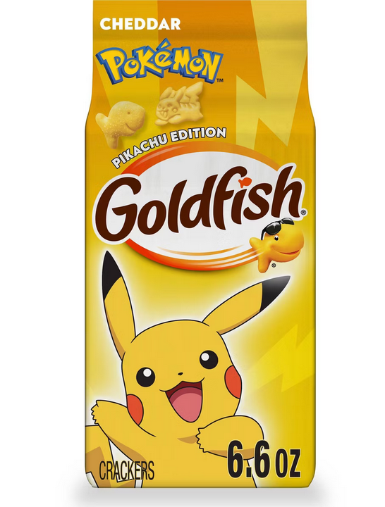 Goldfish Limited Edition Pikachu Cheddar Crackers - 6.6oz