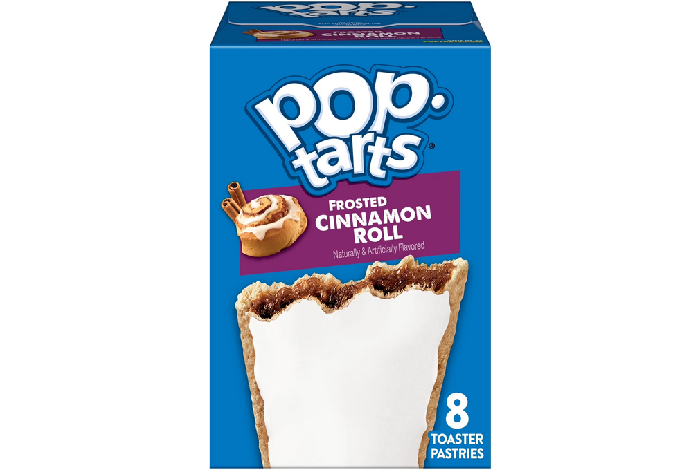 Pop-Tarts Frosted Cinnamon Roll Toaster Pastries, Breakfast Foods, Shelf-Stable, 13.5 oz (8 Count)