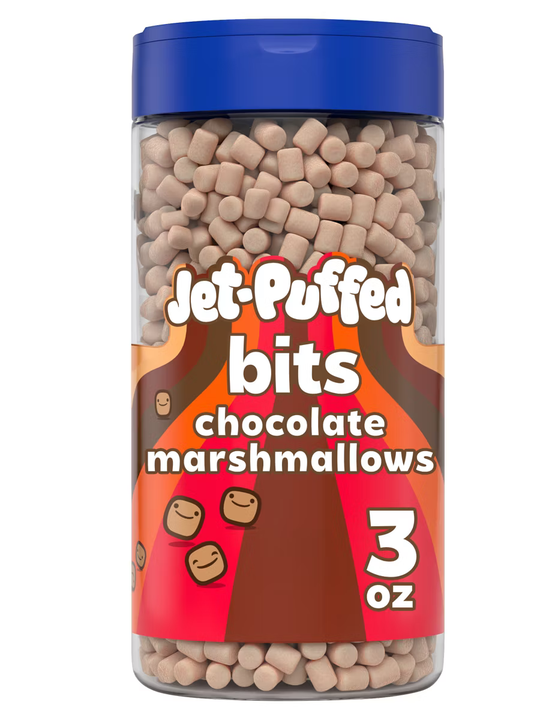 Jet-Puffed Bits Chocolate Marshmallows - 3oz