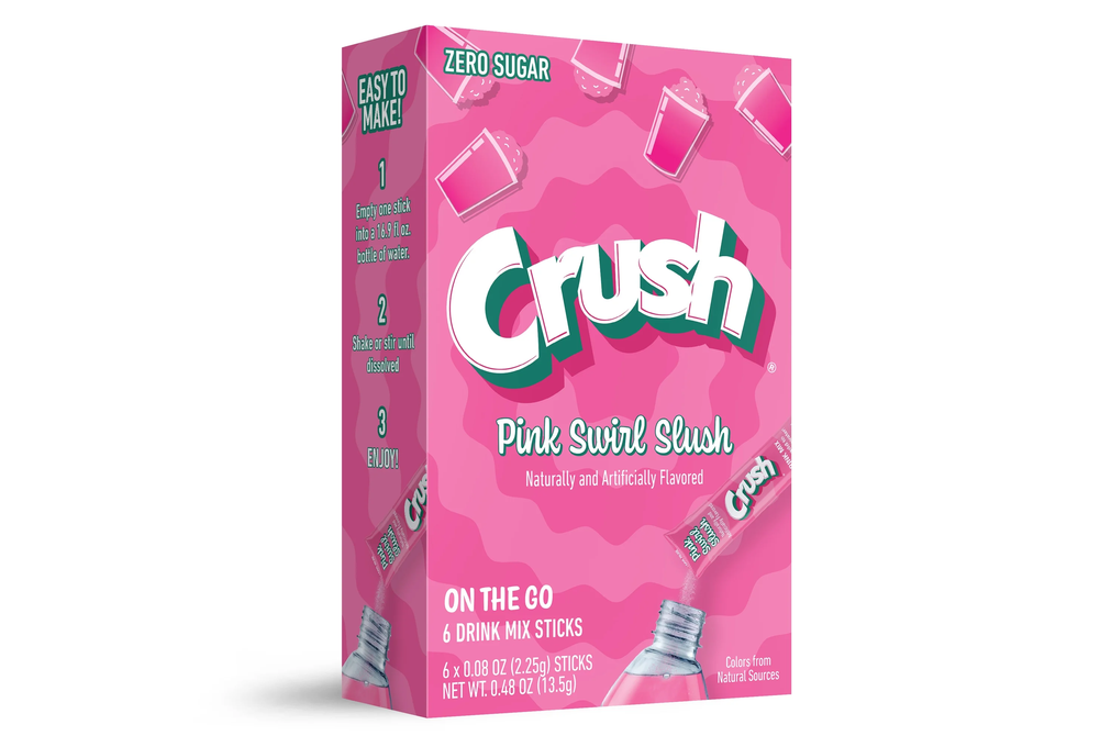Crush Pink Slush Zero Sugar 6ct Drink Sachet