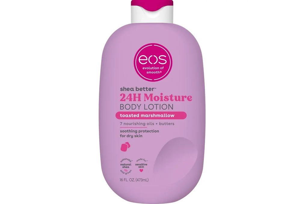 eos Shea Better Toasted Marshmallow Body Lotion for Dry Skin, 16 fl oz