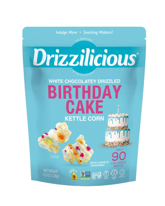 Drizzilicious Popcorn Birthday Cake Drizzle Bag - 4.5oz