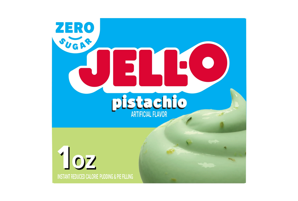 Jell-O Pistachio Artificially Flavored Zero Sugar Instant Reduced Calorie Pudding &amp; Pie Filling Mix 1oz