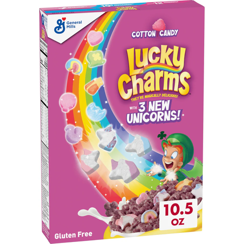 Lucky Charms Unicorn Cotton Candy Cereal 10.5oz