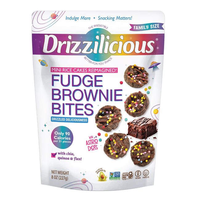 Drizzilicious Fudge Brownie Mini Rice Cakes, 8 oz